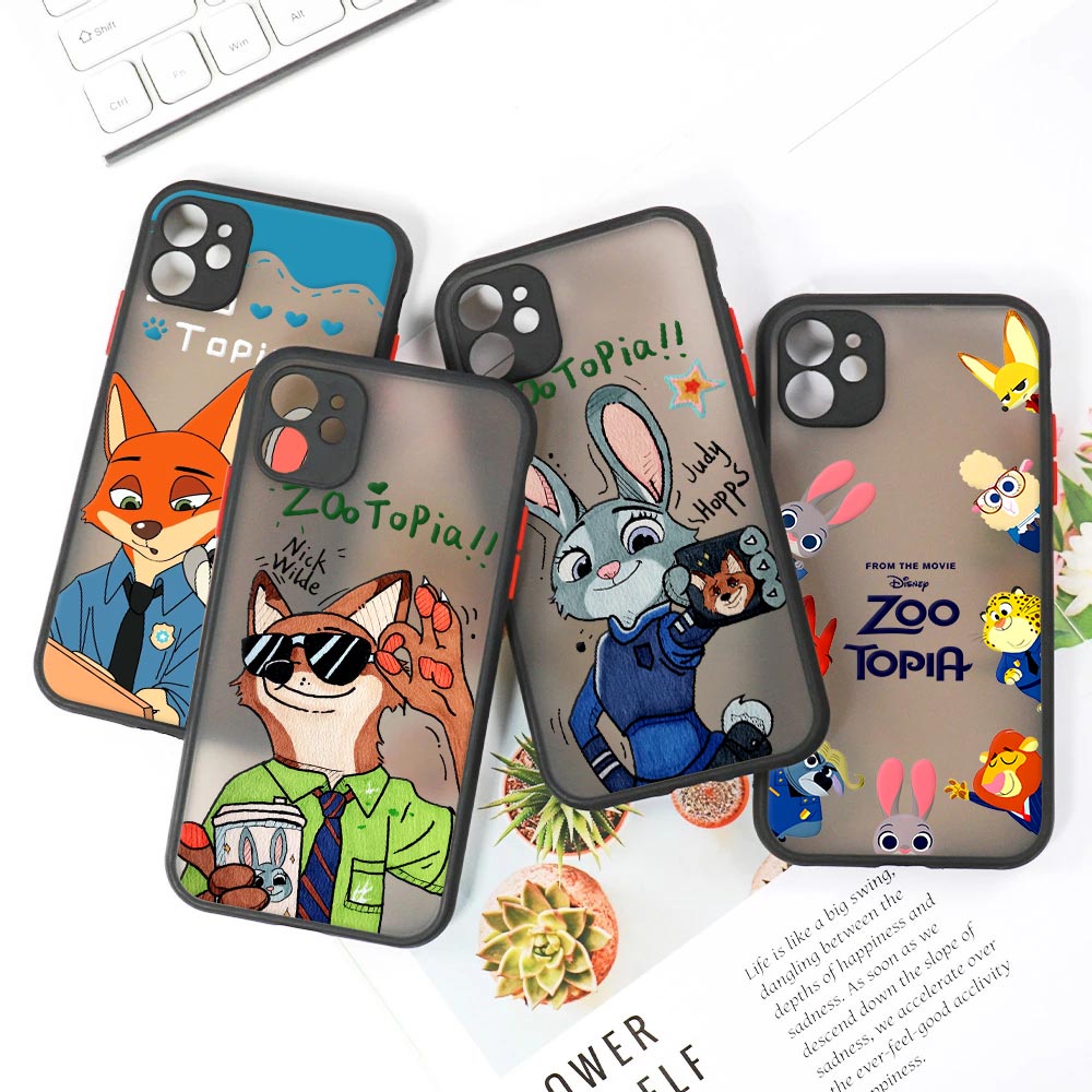 ดิสนีย์ นิค จูดี้ เคสใสแบบด้าน - Phone Cases Mous บทวิจารณ์และราคา